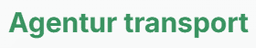 Agentur Transport